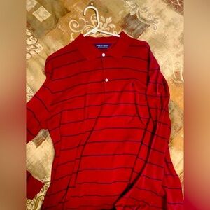 Men’s long sleeve polo golf club shirt